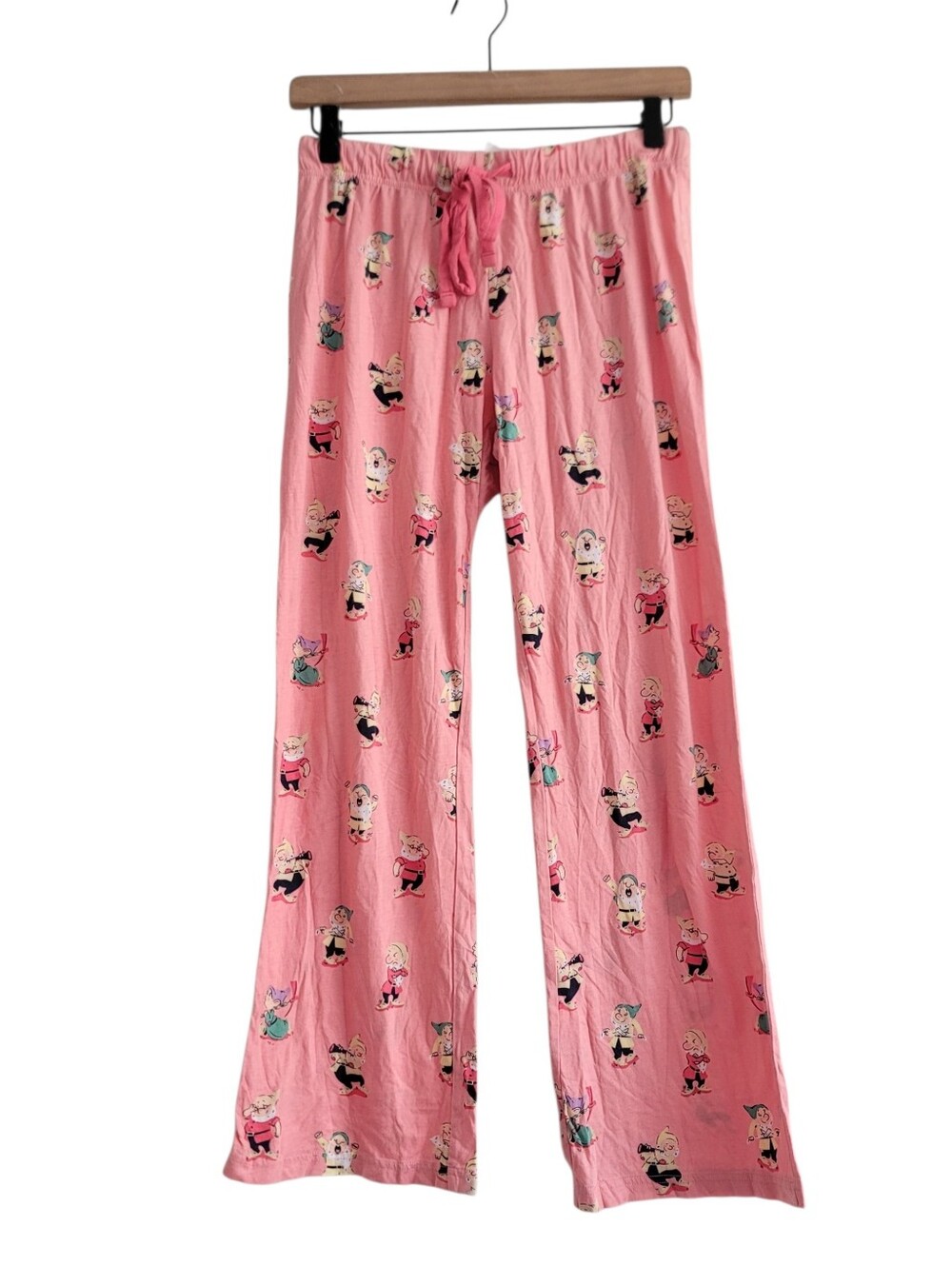 Disney Munki Munki Seven Dwarves Pink Cotton Rayon Pajama Pants Size‎ Small